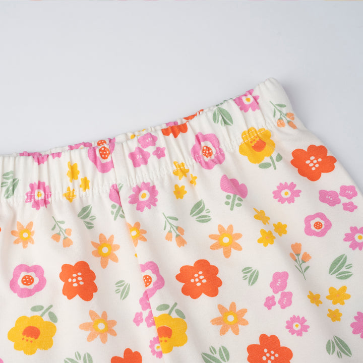 Poney Baby Girls Fuchsia Blooming Flora Pyjamas