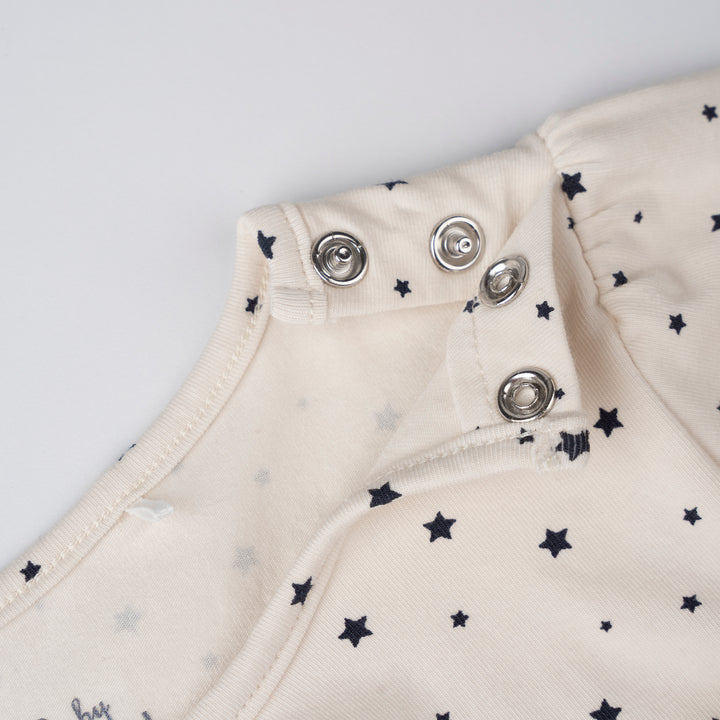 Poney Baby Girls Black Starry Night Pyjamas