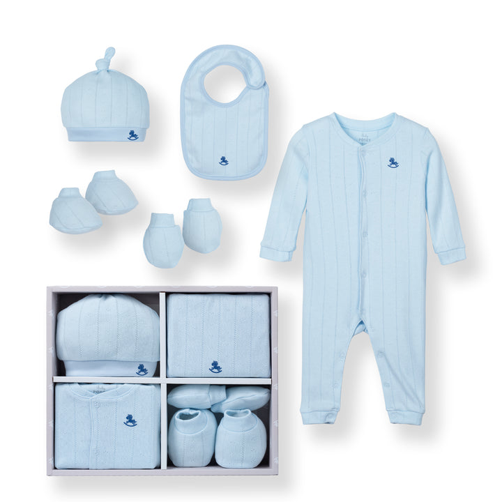 Poney Boys Light Blue 5-Piece Set Gift Box
