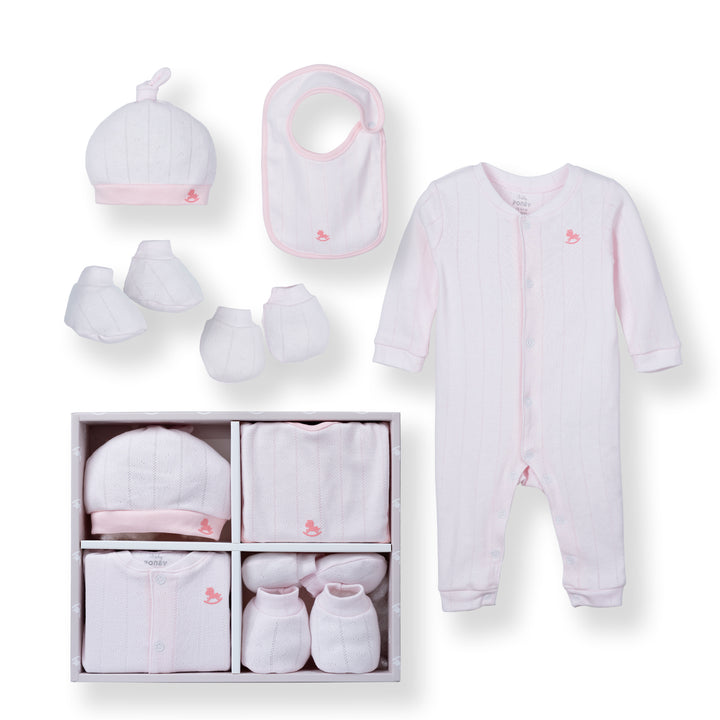 Poney Girls Light Pink 5-Piece Set Gift Box