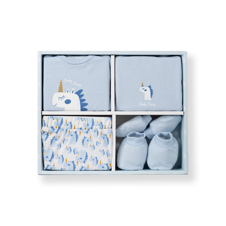 Poney Boys Light Blue Unicorn Gift Item