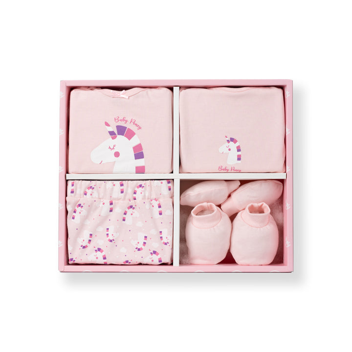 Poney Girls Light Pink Unicorn Gift Item