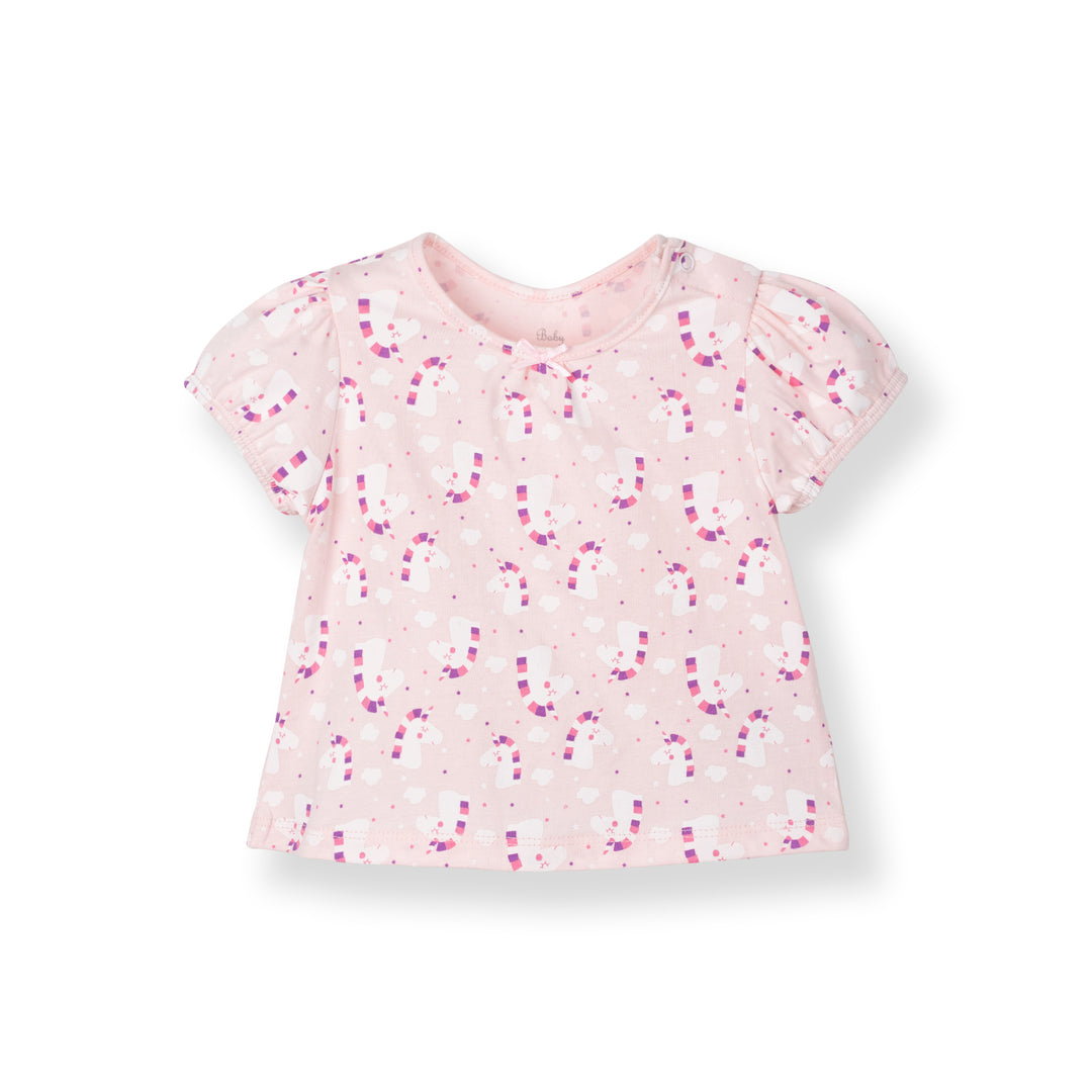 Poney Girl Light Pink Print Allover Unicorn Gift Item