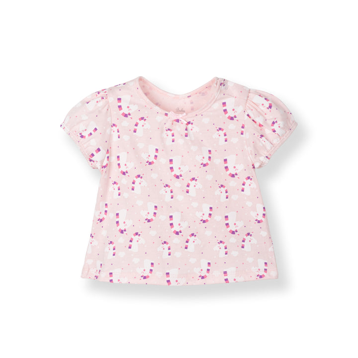 Poney Girl Light Pink Print Allover Unicorn Gift Item