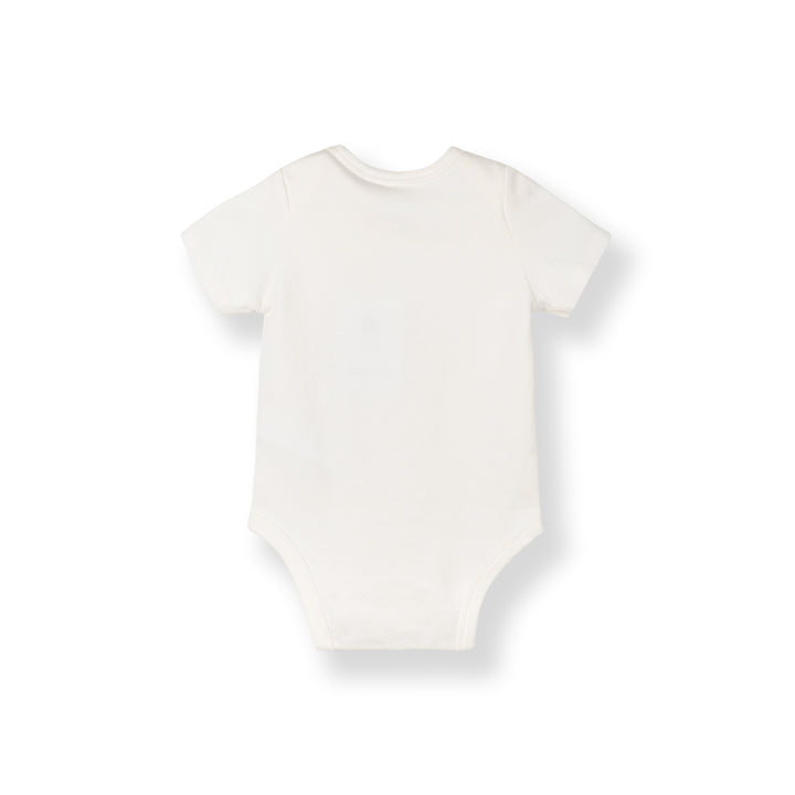 Baby Poney Boys White You Are My Universe Short Sleeve Bodysuit