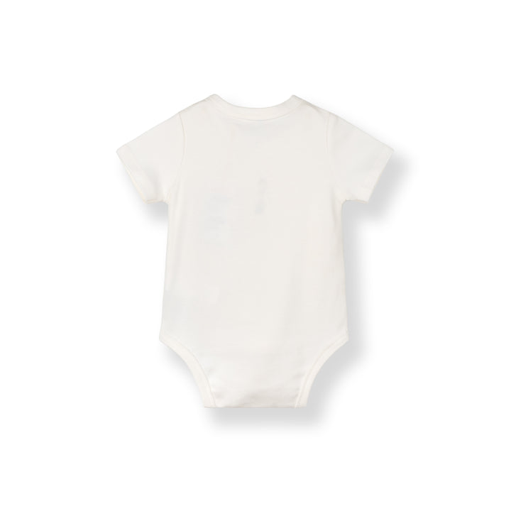 Baby Poney Boys White You Are My Universe Short Sleeve Kimono Bodysuit