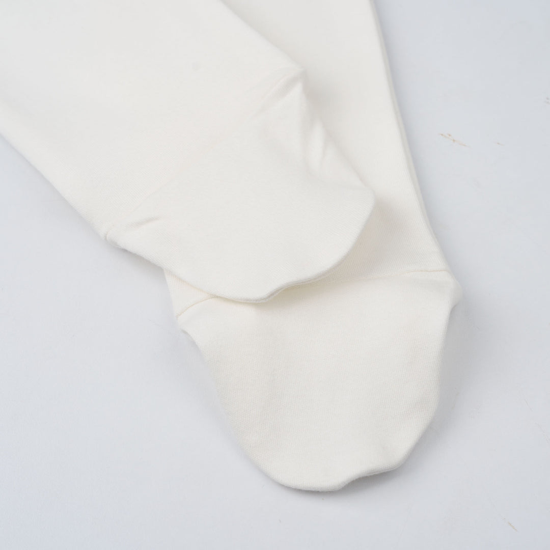 Baby Poney Boys White Rocking Horse Logo Long Pants