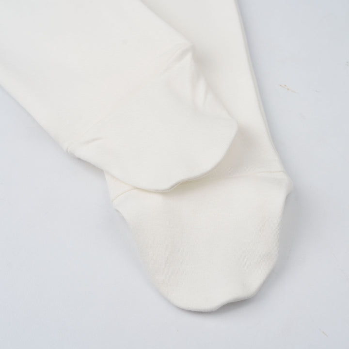Baby Poney Boys White Rocking Horse Logo Long Pants
