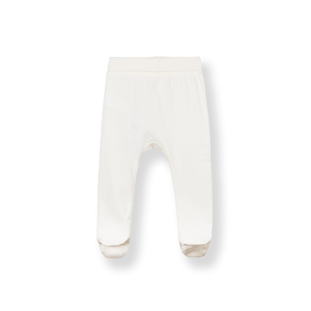Baby Poney Boys White Rocking Horse Logo Long Pants