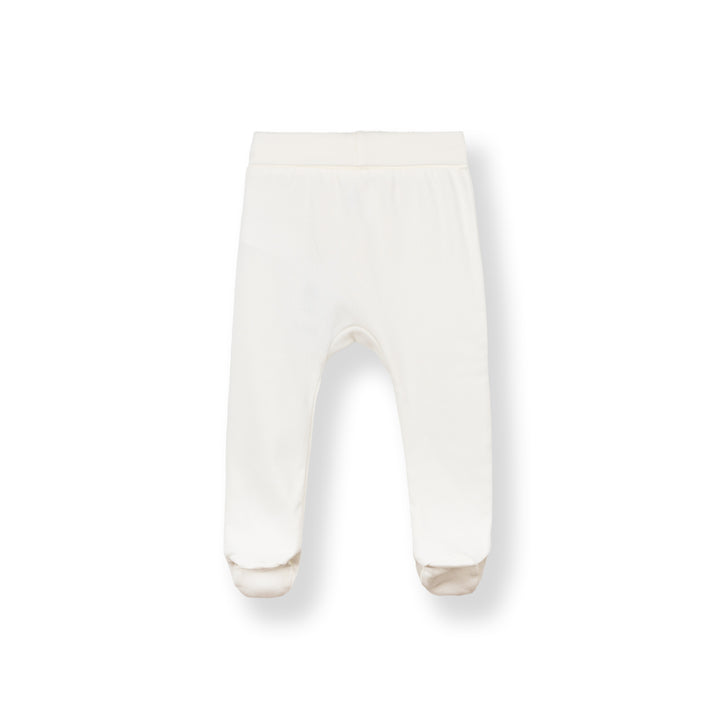 Baby Poney Boys White Rocking Horse Logo Long Pants