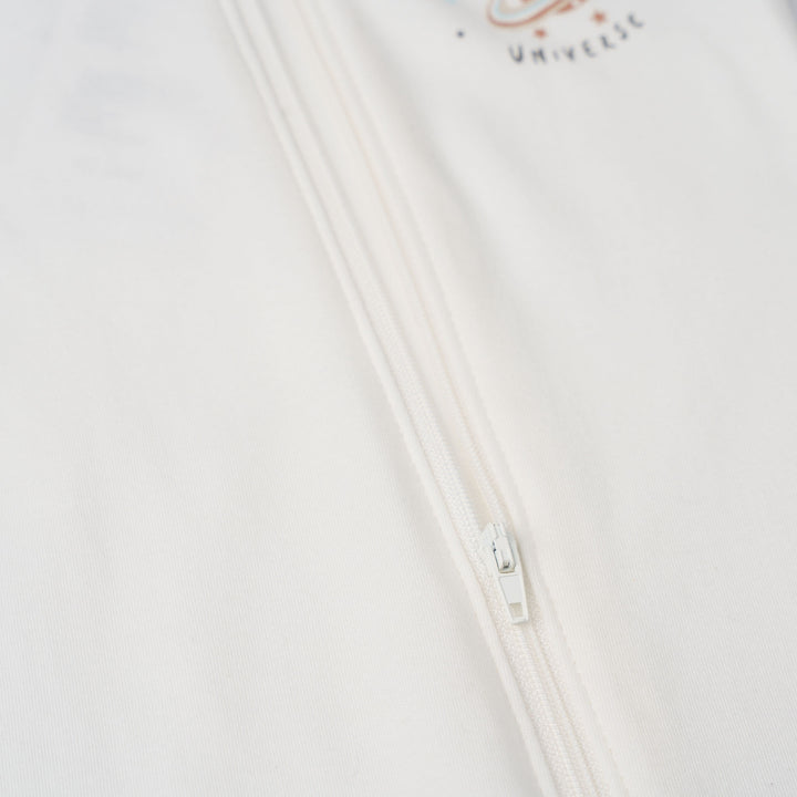 Baby Poney Boys White You Are My Universe Sleepsuit