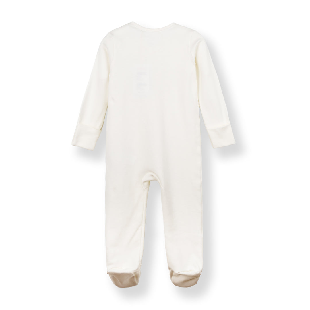Baby Poney Boys White You Are My Universe Sleepsuit