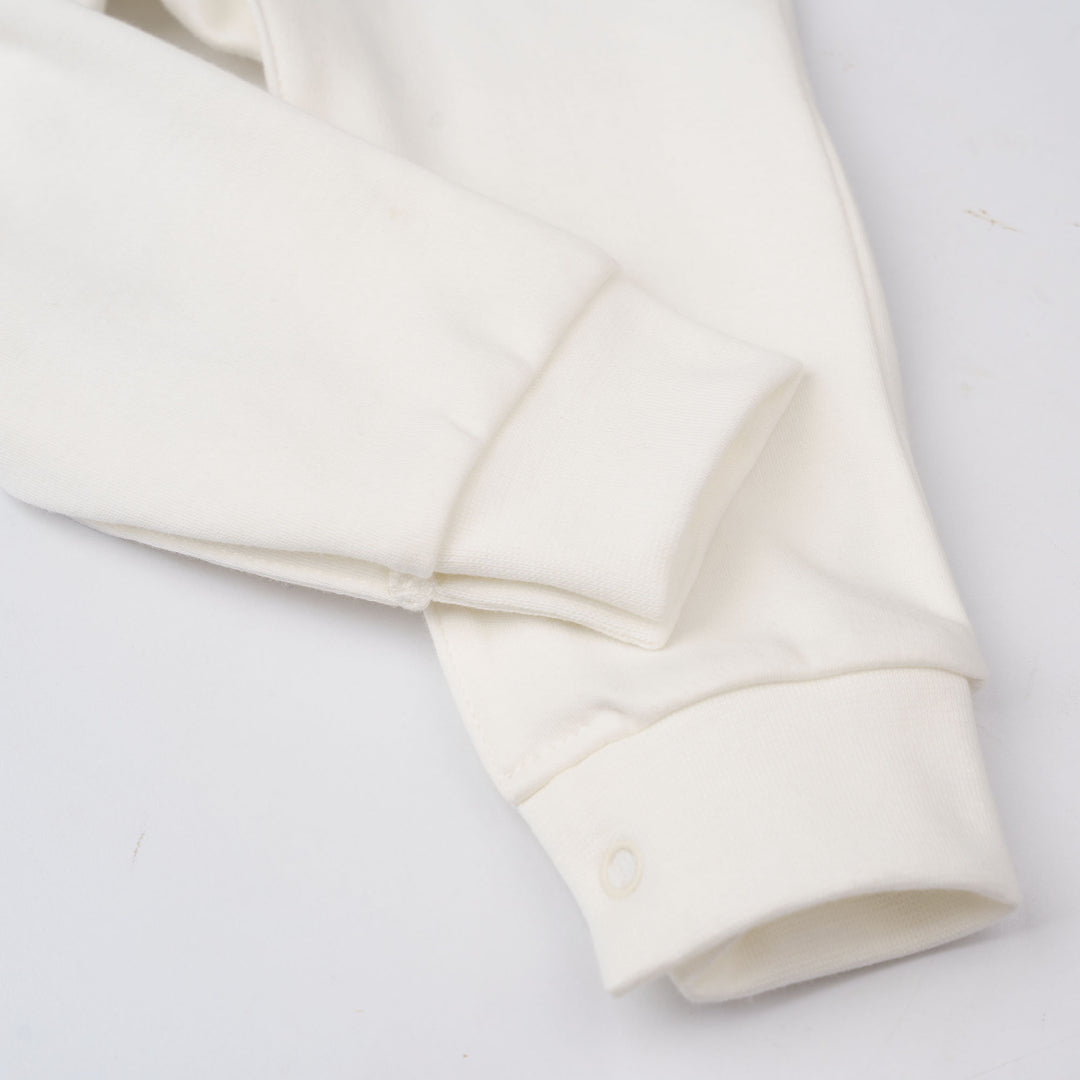 Baby Poney Boys White Hello World Sleepsuit