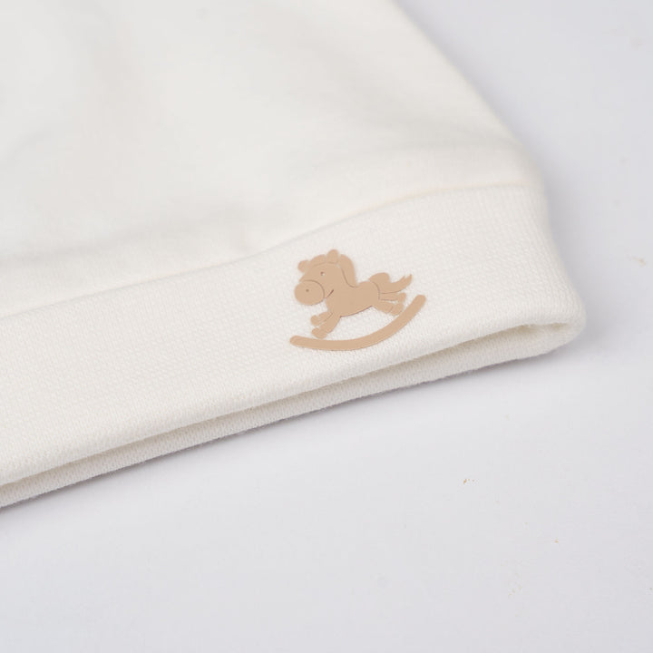 Baby Poney Boys White Hello World Hats