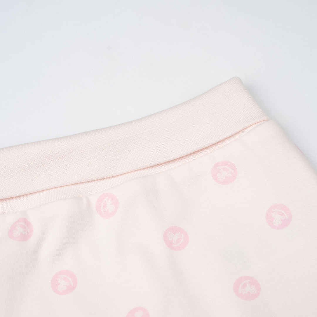 Baby Poney Girls Light Pink Iconic Rocking Horse Long Pants