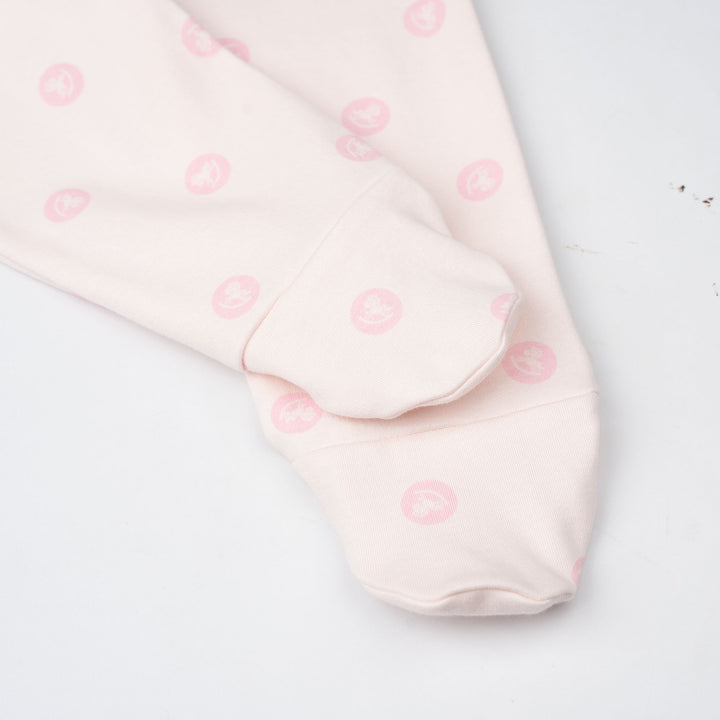 Baby Poney Girls Light Pink Iconic Rocking Horse Long Pants