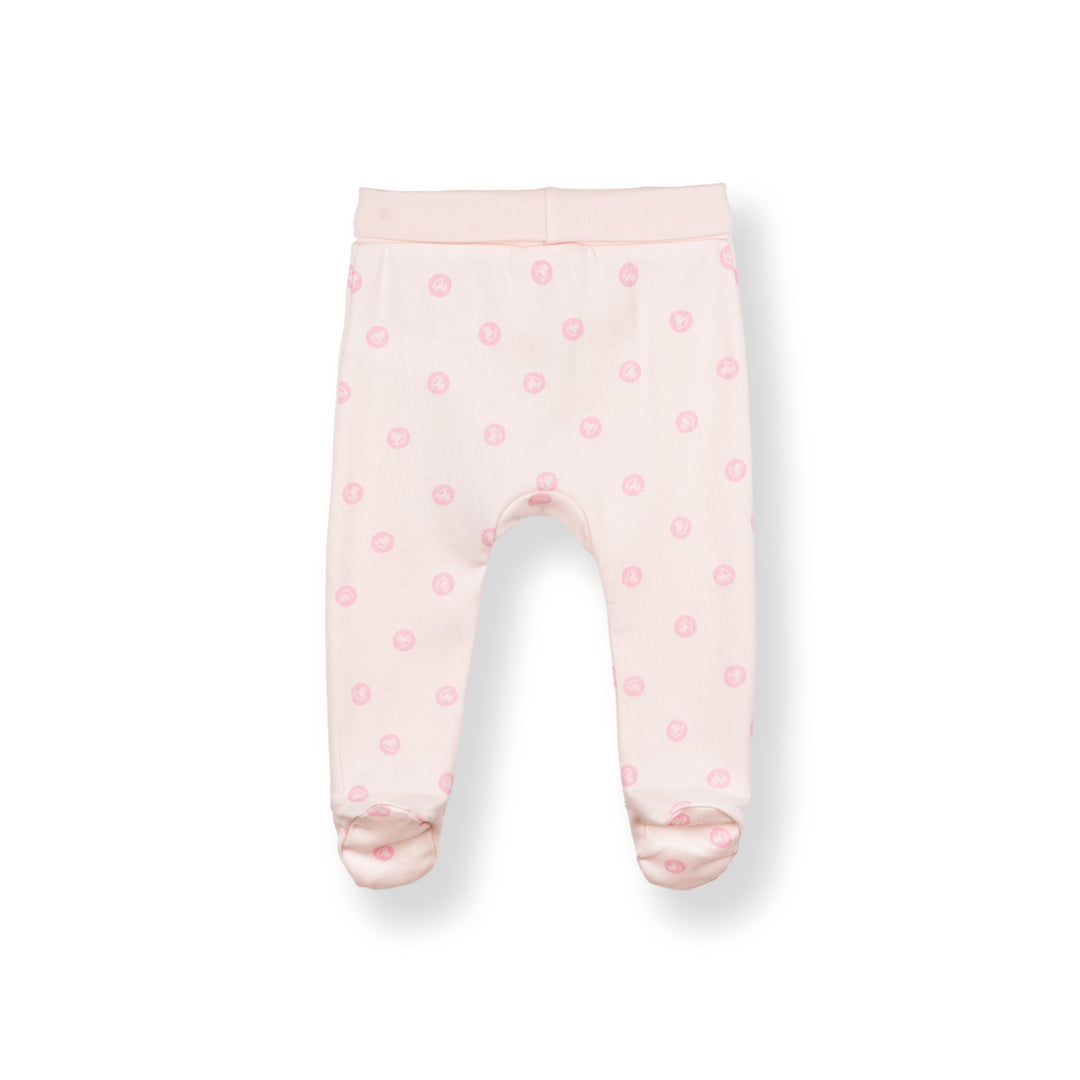 Baby Poney Girls Light Pink Iconic Rocking Horse Long Pants