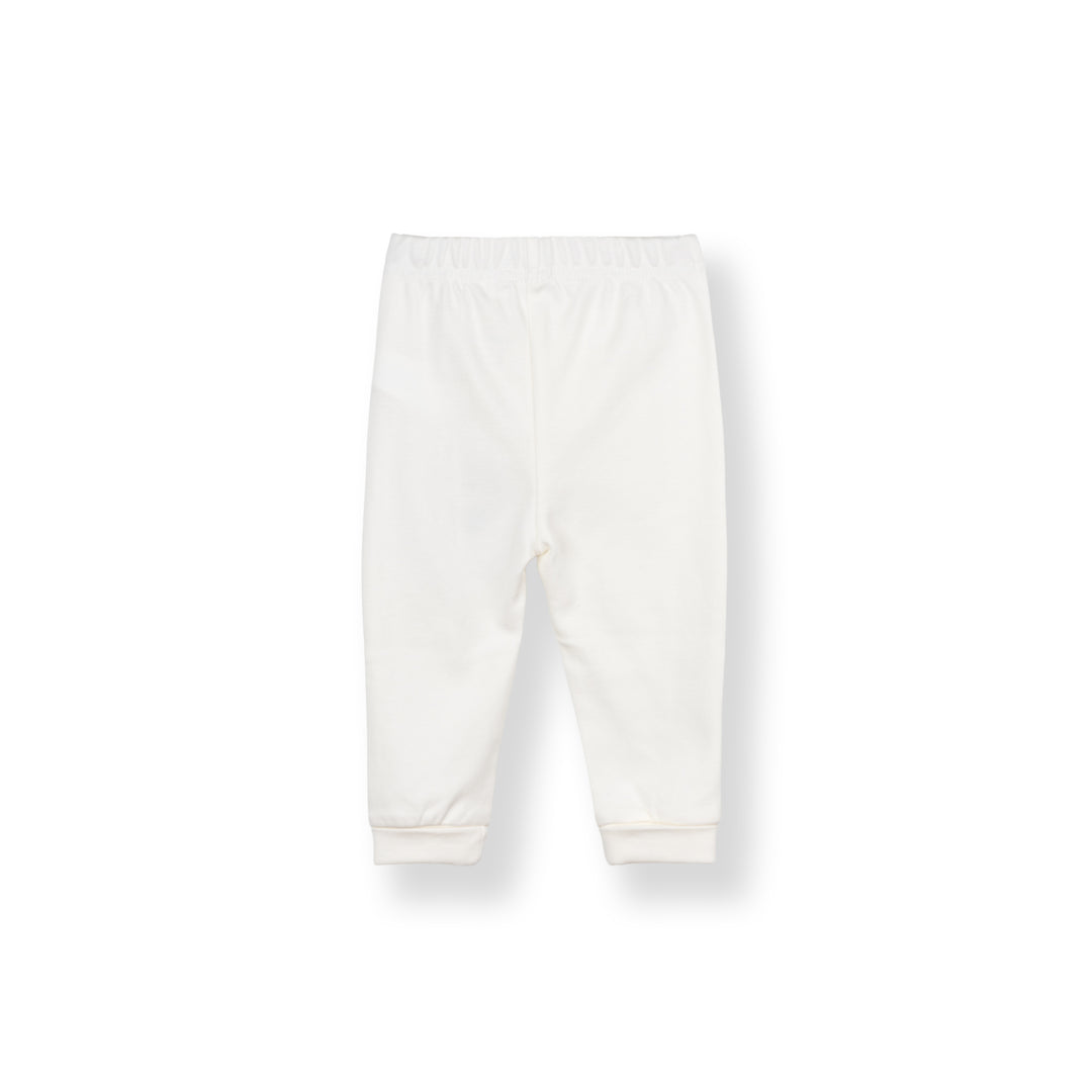 Baby Poney Girls White Love Iconic Long Pants