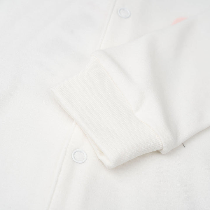 Baby Poney Girls White Love Iconic Sleepsuit