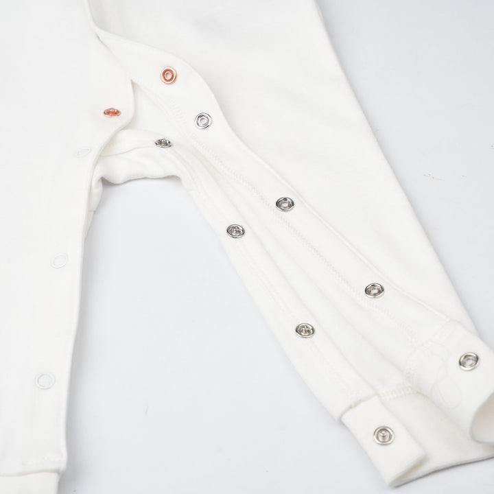 Baby Poney Girls White Love Iconic Sleepsuit