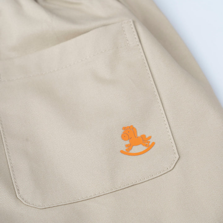 White Safari Print Loose Fit Top and Bermuda Set