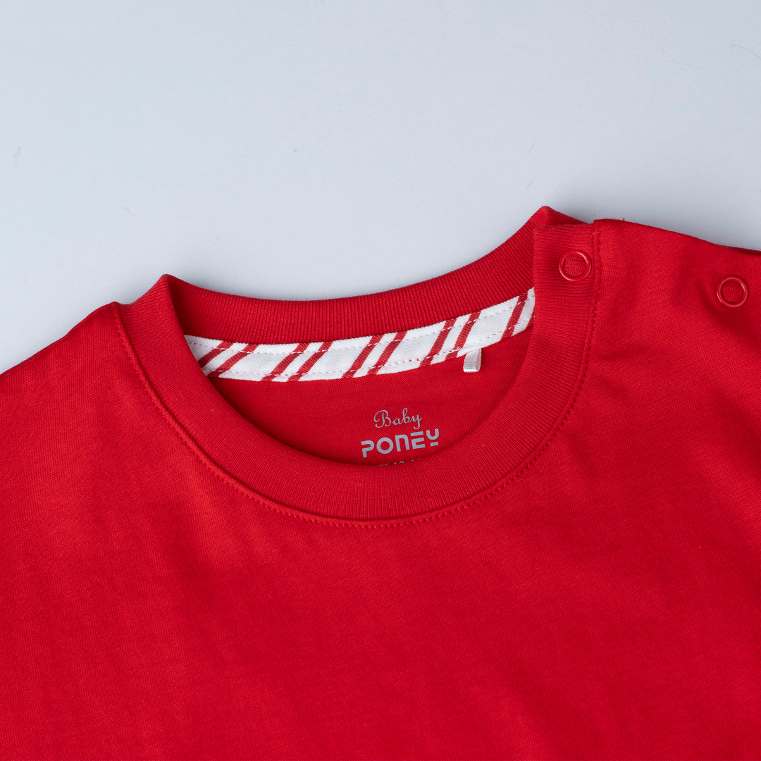 Dino Print Short Sleeves Top & Bermuda Set