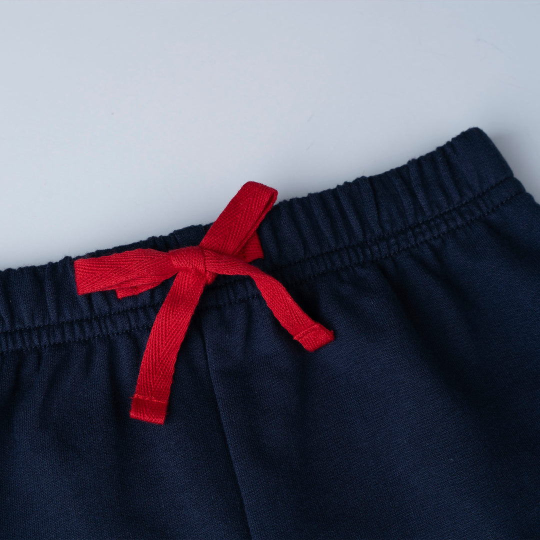 Poplin Dino Print Short Sleeves Top & Bermuda Set