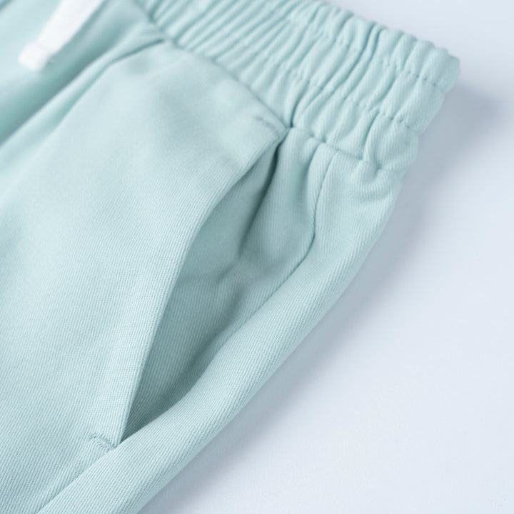 White Tipper Truck Print Loose Fit Top and Bermuda Set