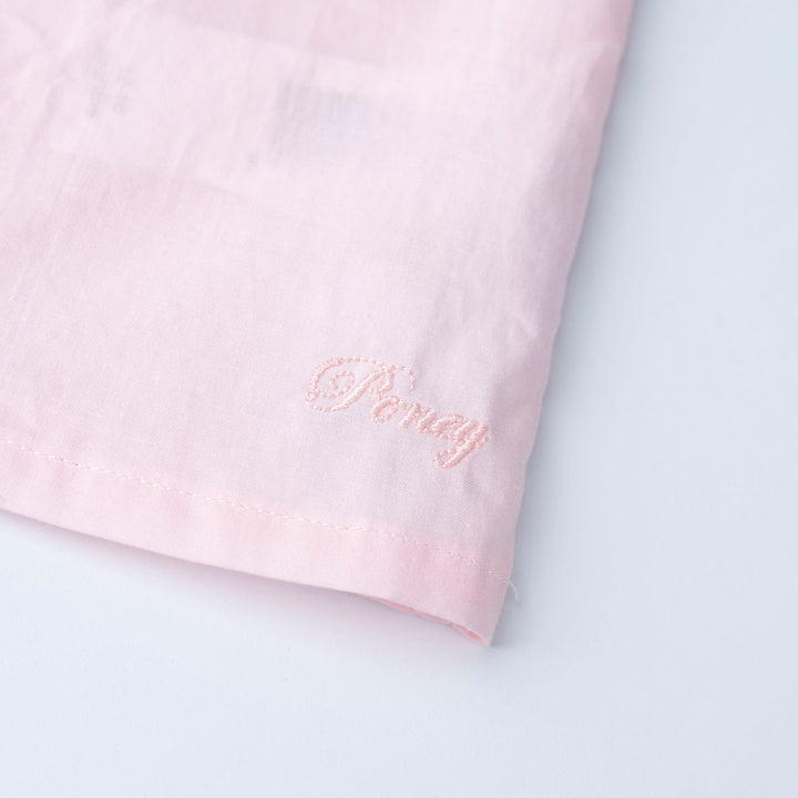 Girls Pink Short Sleeve Blouse and Legging Set