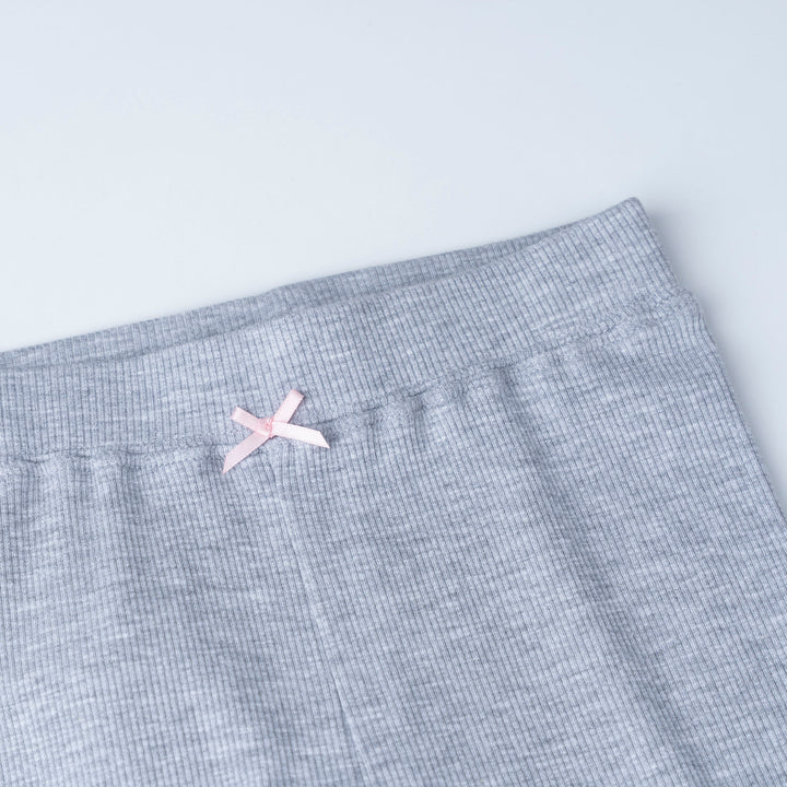 Girls Pink Short Sleeve Blouse and Legging Set