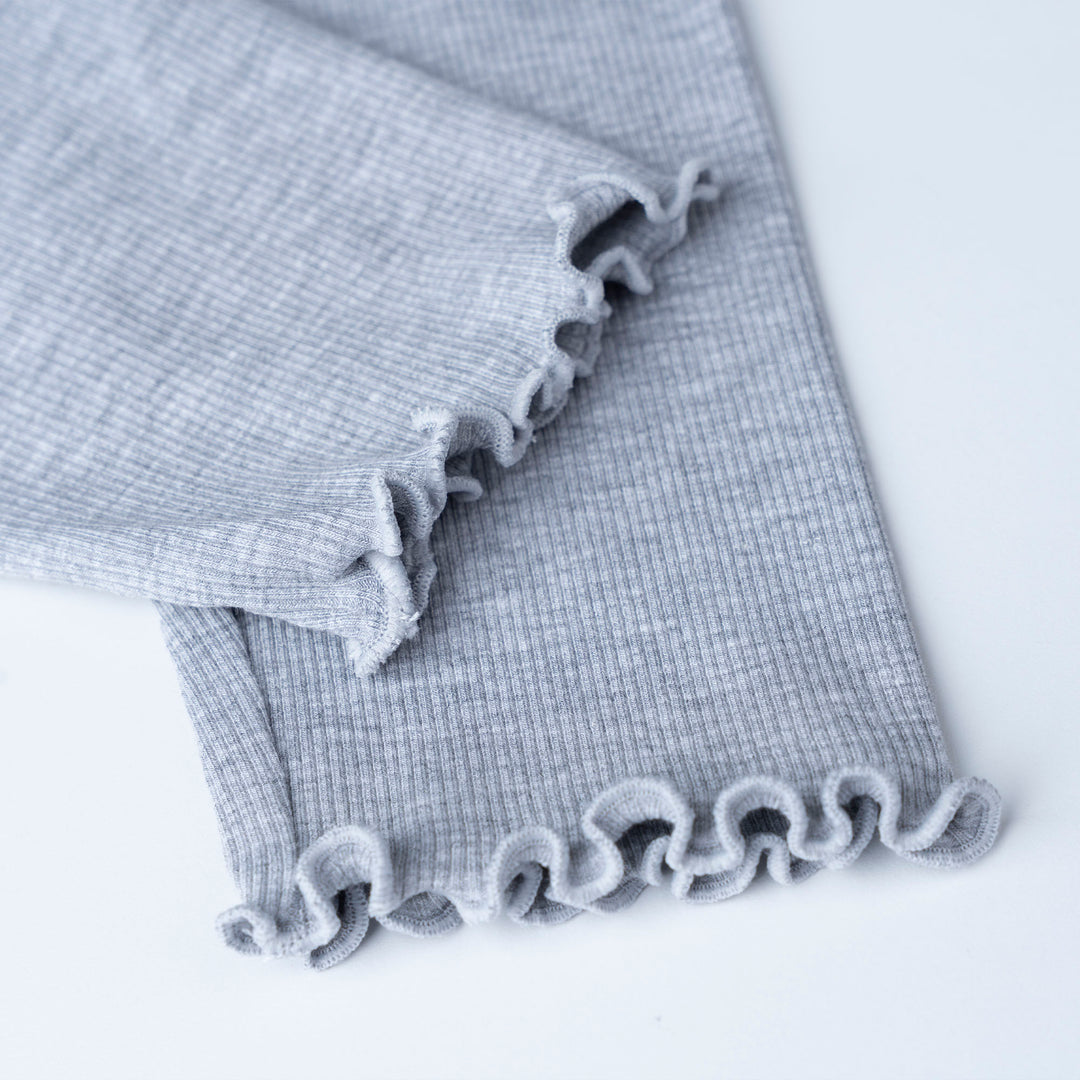 Girls Pink Short Sleeve Blouse and Legging Set