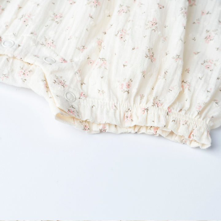 Light Pink Short Sleeve Top and Floral Print Shorts Set