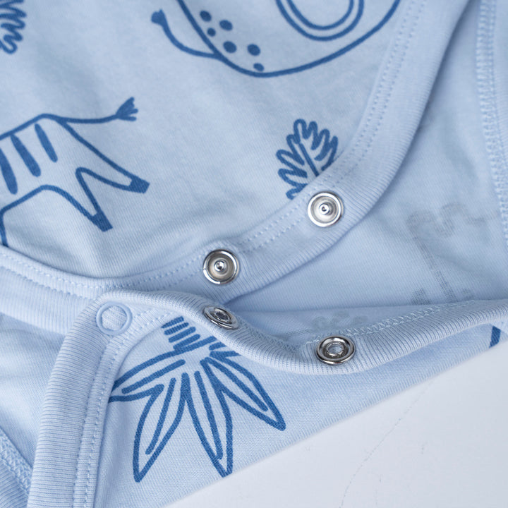 Safari Print Short Sleeve Polo Bodysuit