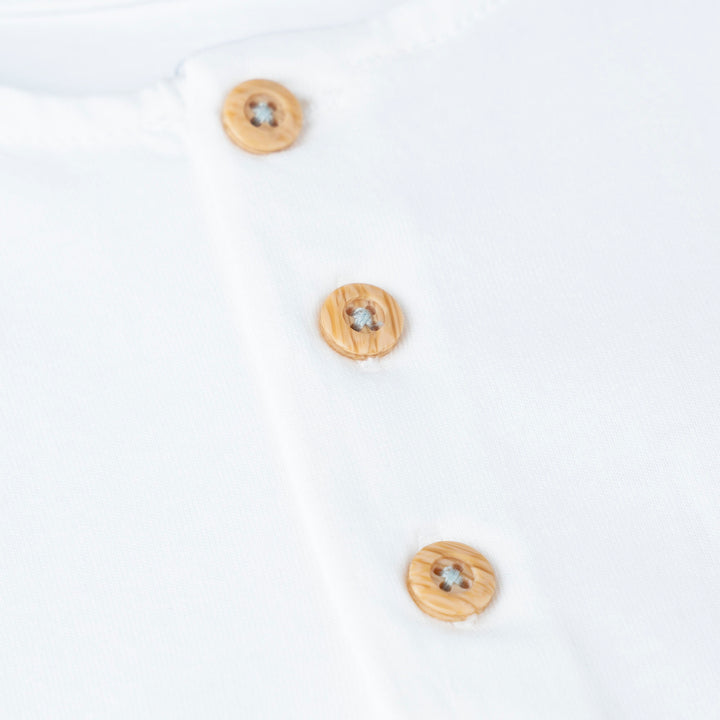 Short Sleeve Romper Safari Print