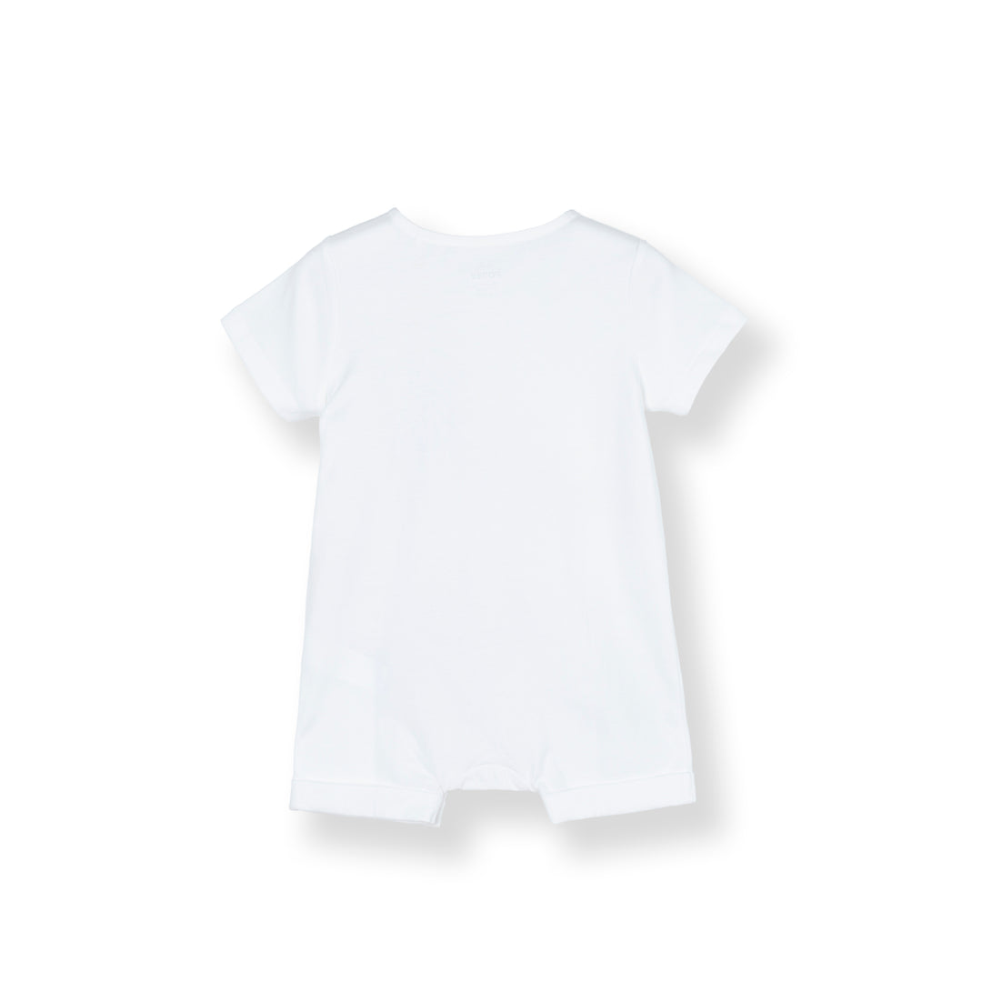 Short Sleeve Romper Safari Print