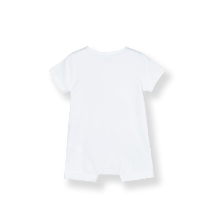 Short Sleeve Romper Safari Print