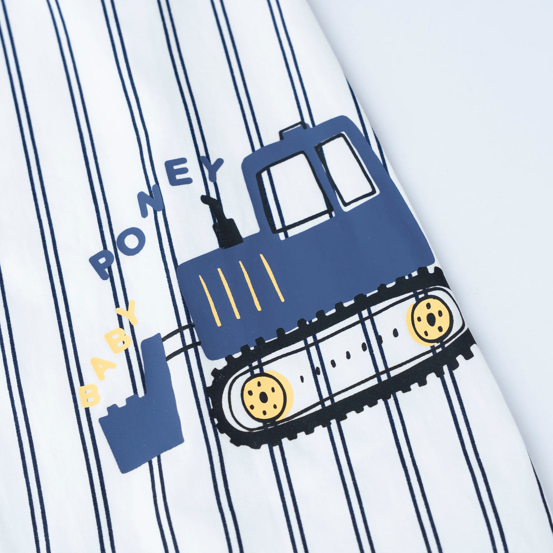 Striped Sleeveless Romper