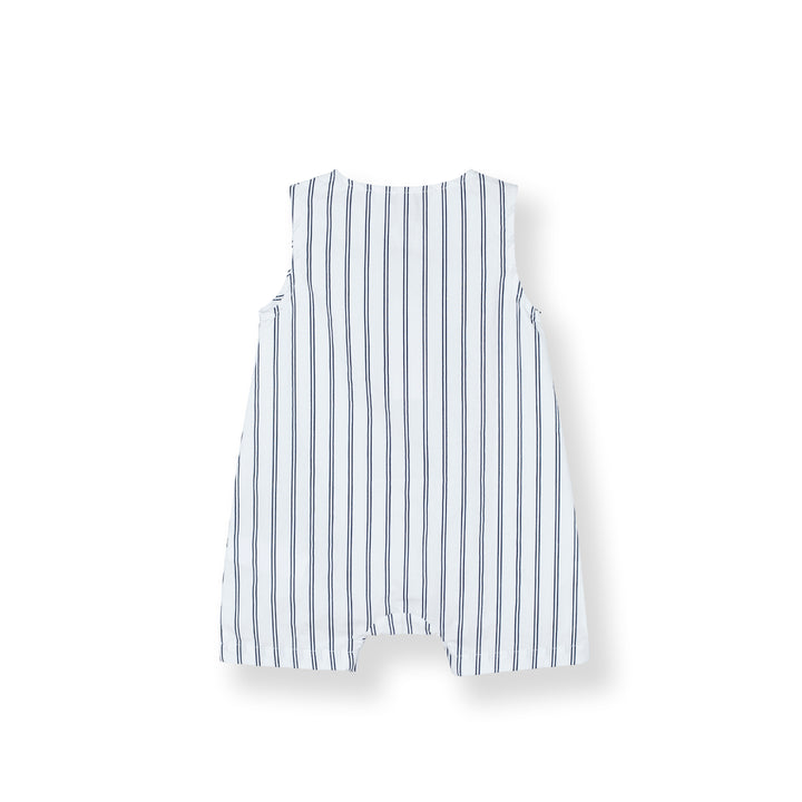 Striped Sleeveless Romper