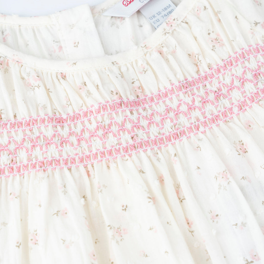 Floral Print Short Sleeve Romper