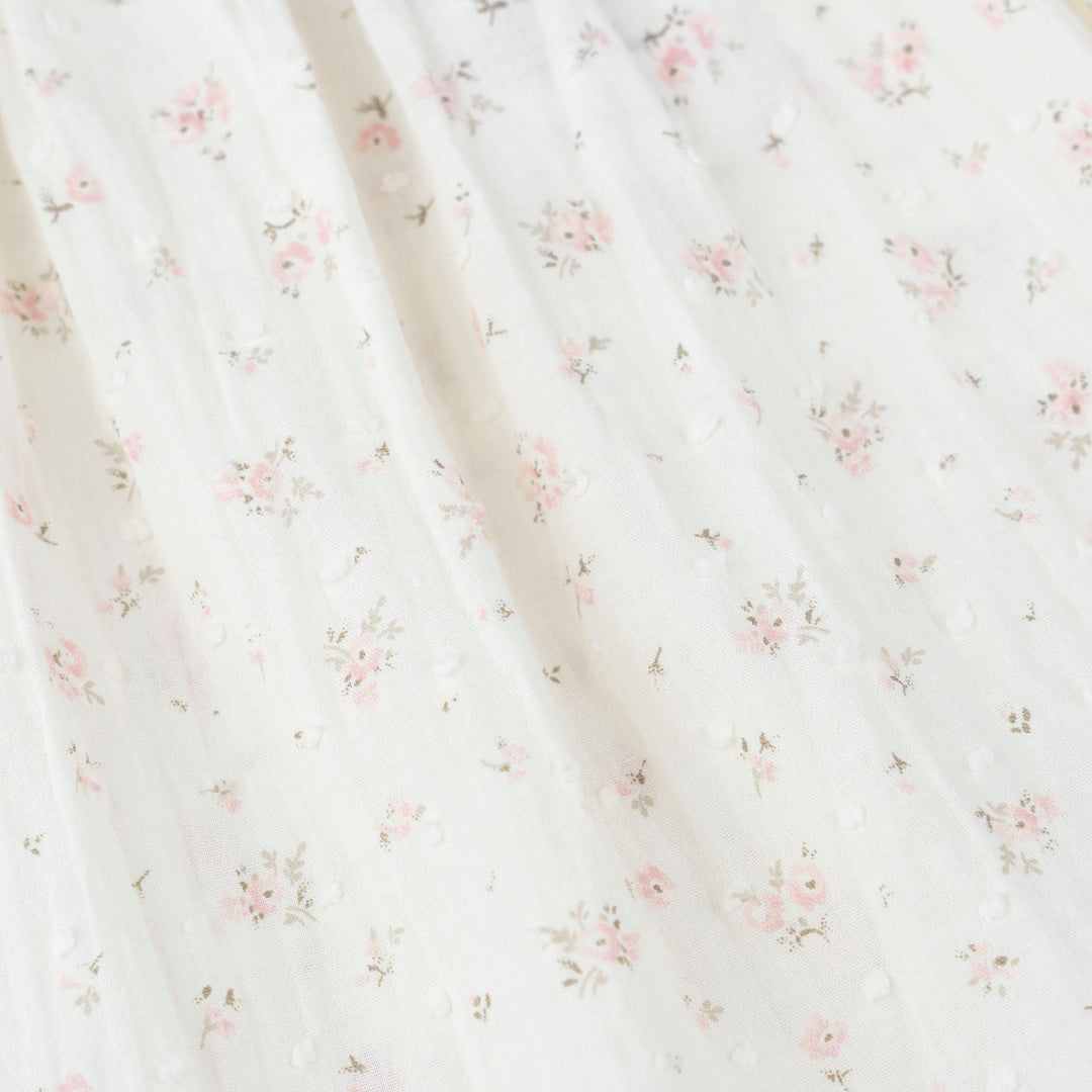 Floral Print Short Sleeve Romper