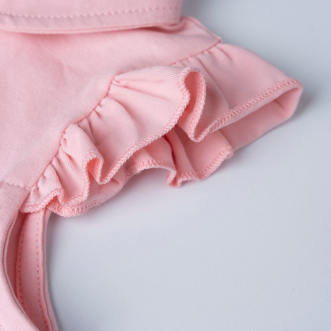 Ruffles Short Sleeve Polo Bodysuit