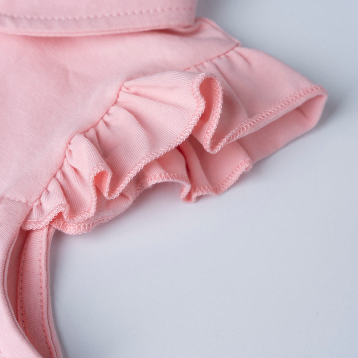 Ruffles Short Sleeve Polo Bodysuit