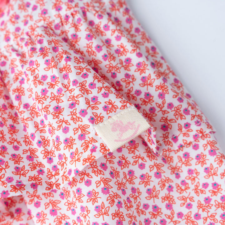 Floral Print Sleeveless Bodysuit