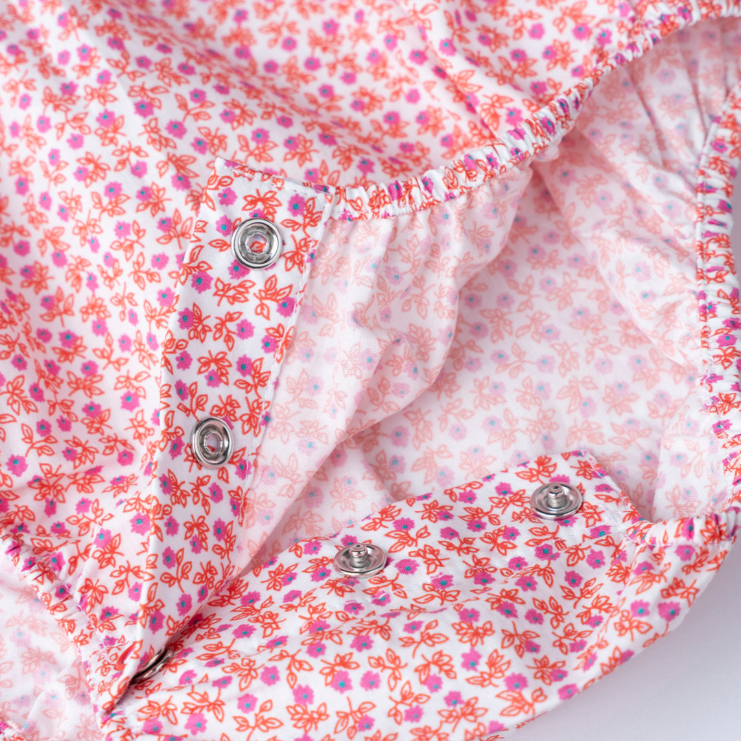 Floral Print Sleeveless Bodysuit