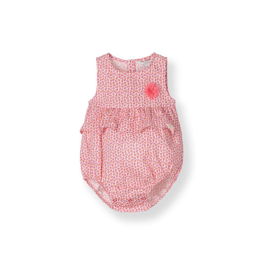 Floral Print Sleeveless Bodysuit