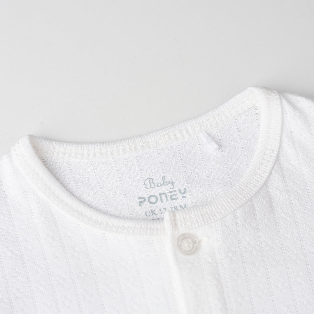 Boys Pointelle Long Sleeve Top & Long Pants Set