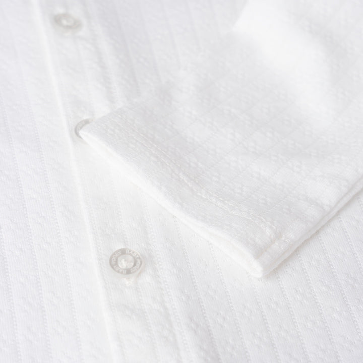 Boys Pointelle Long Sleeve Top & Long Pants Set