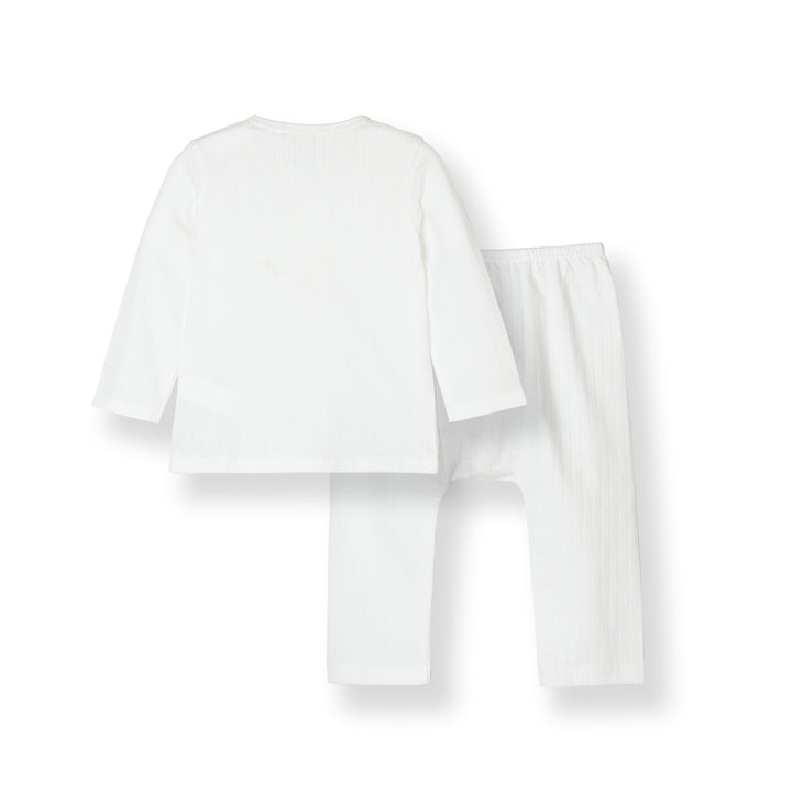Boys Pointelle Long Sleeve Top & Long Pants Set
