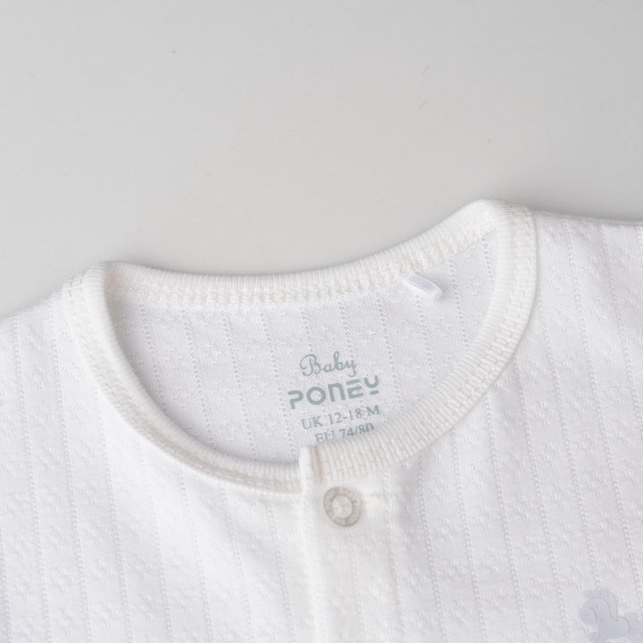 Boys Pointelle Short Sleeve Top & Short Pants Set