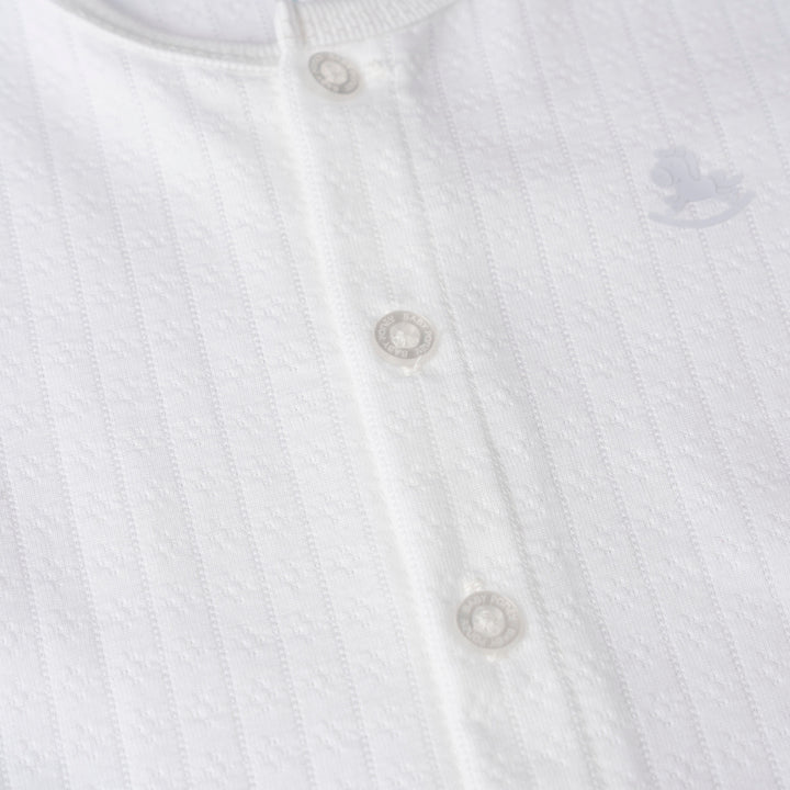 Boys Pointelle Short Sleeve Top & Short Pants Set